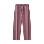 Natural Grain Raw-Edge Sweatpants