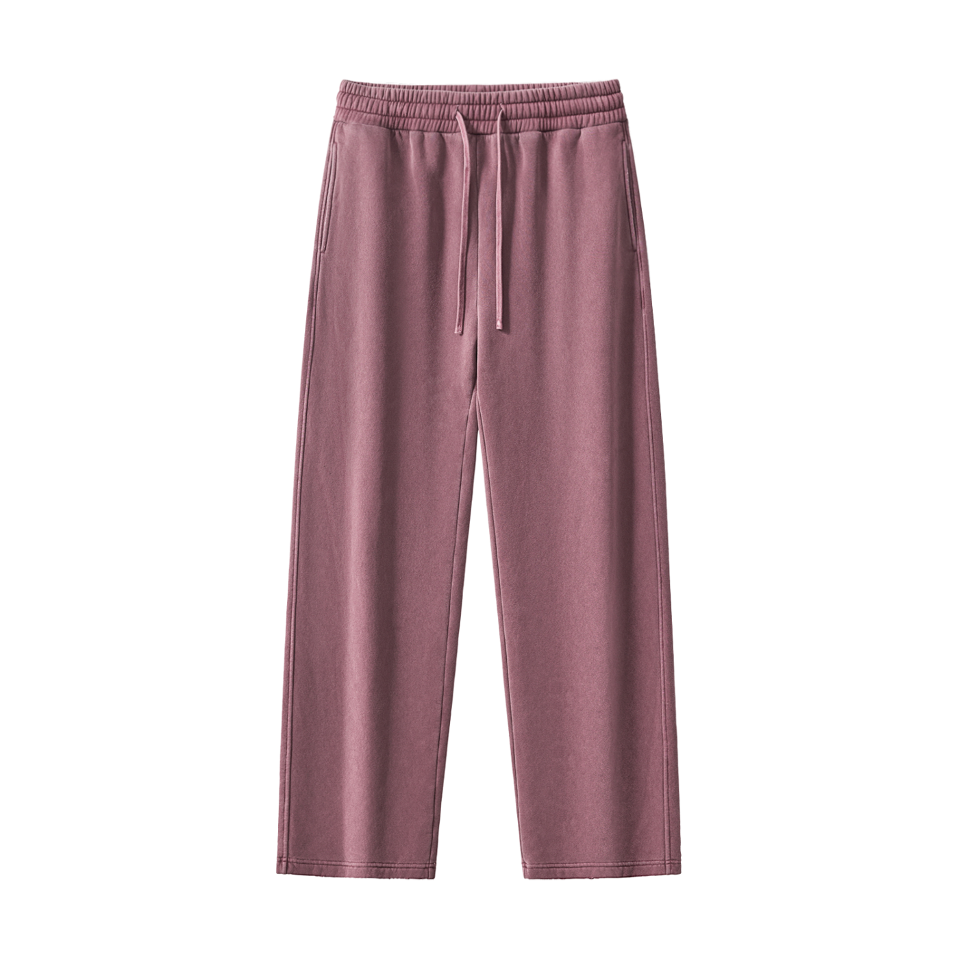 Natural Grain Raw-Edge Sweatpants