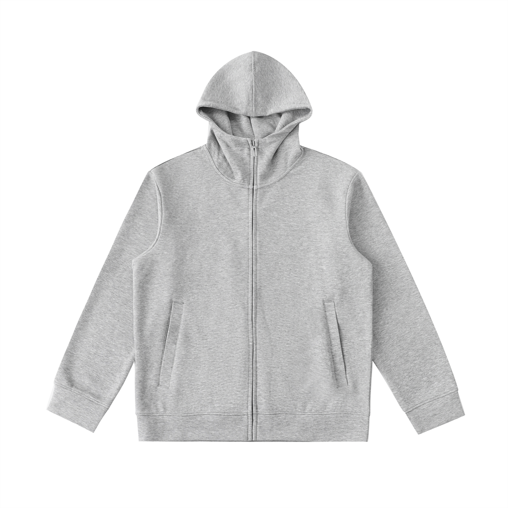 Luxe Layer High Neck Zip Hoodie