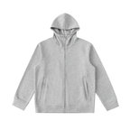 Luxe Layer High Neck Zip Hoodie