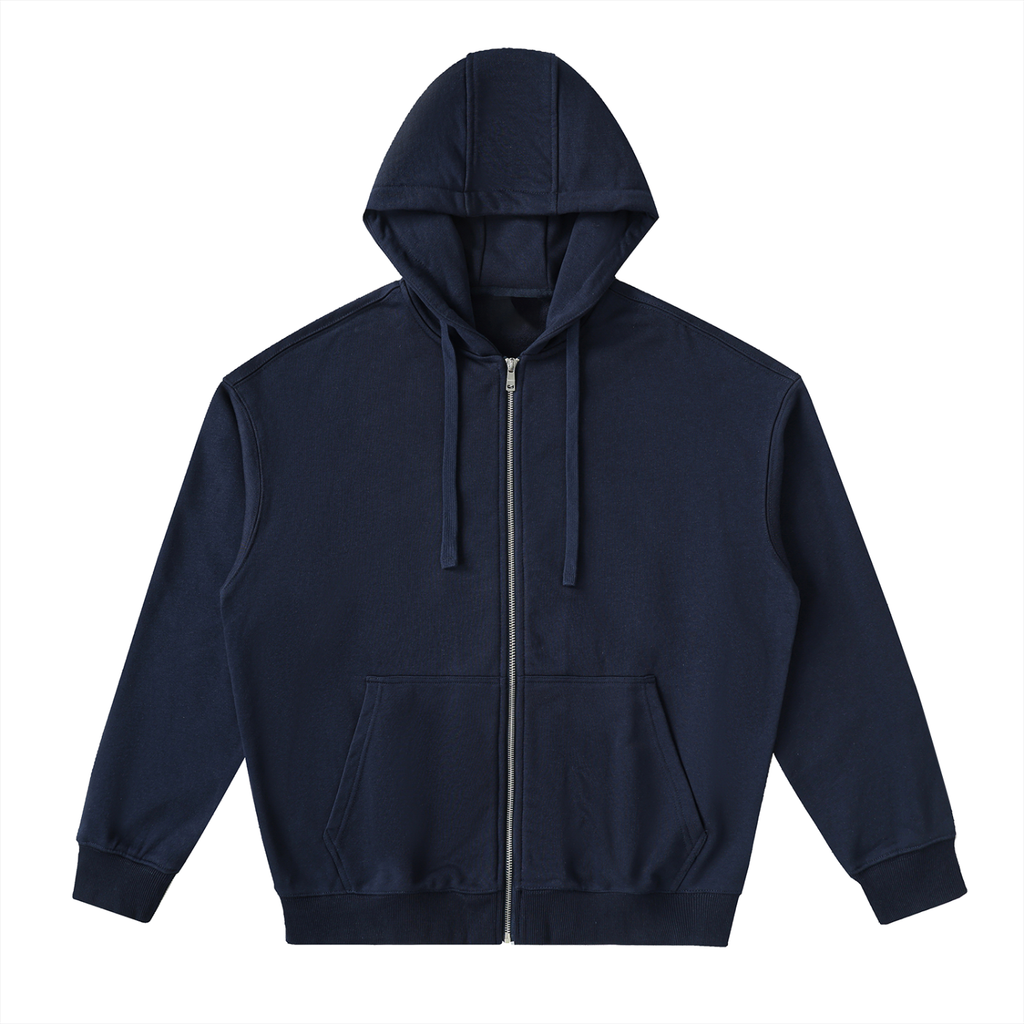 Sunday Soft Drop-Shoulder Zip Hoodie