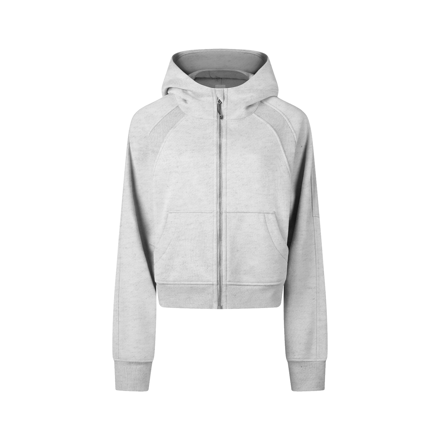 First Touch Cropped Zip Hoodie