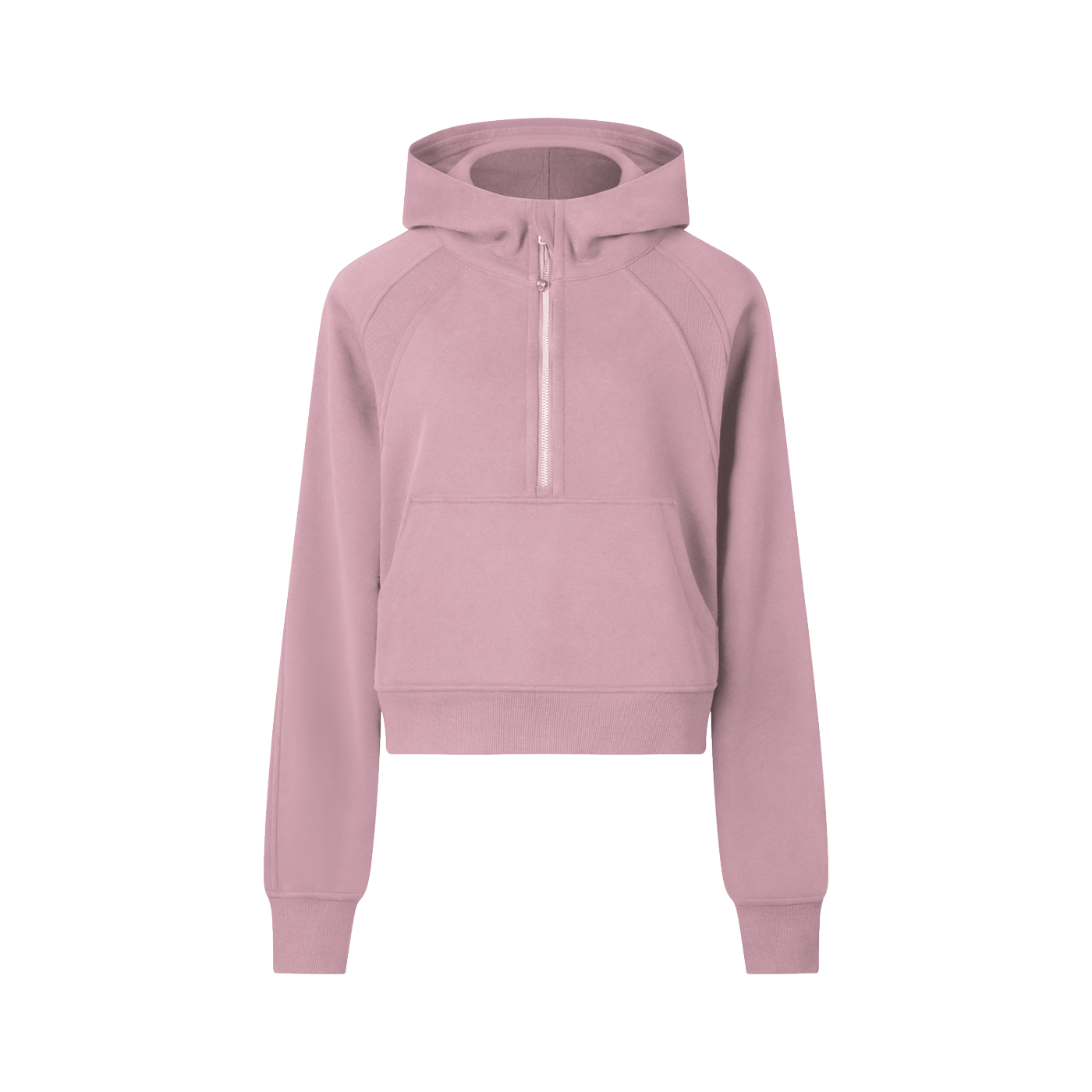 First Touch Cropped Half-Zip Hoodie