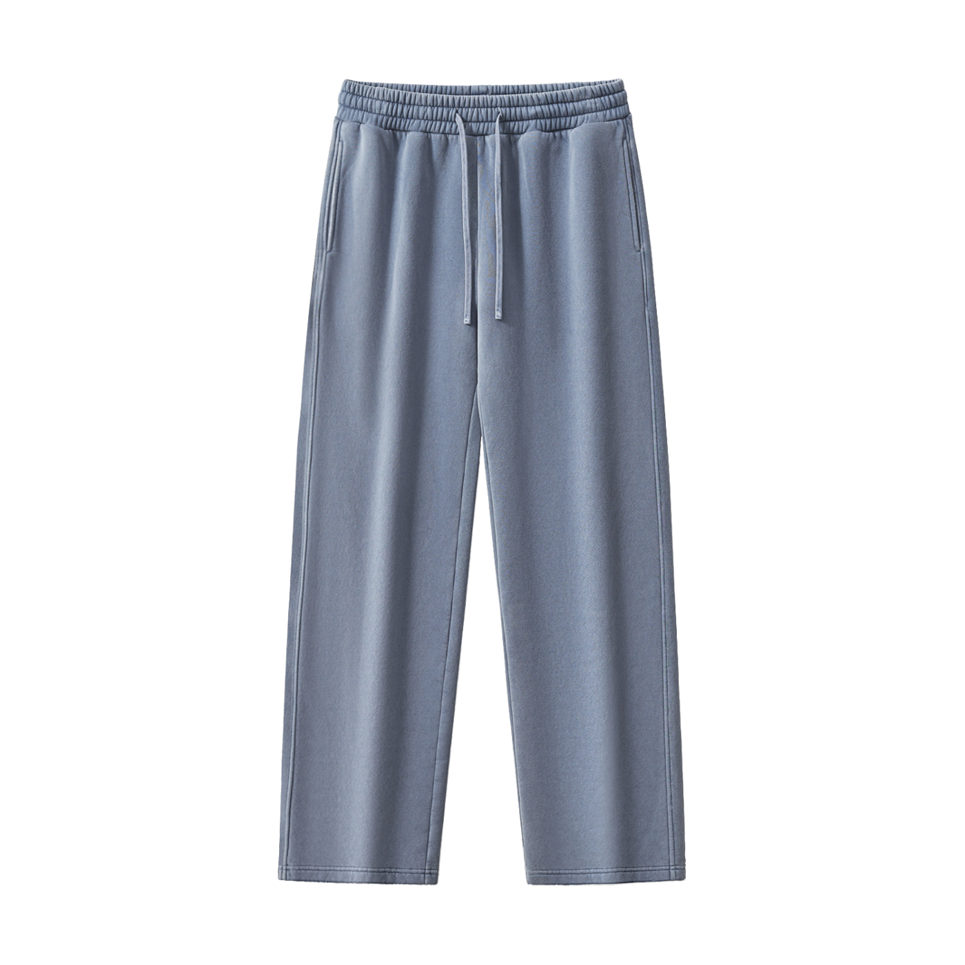 Natural Grain Raw-Edge Sweatpants