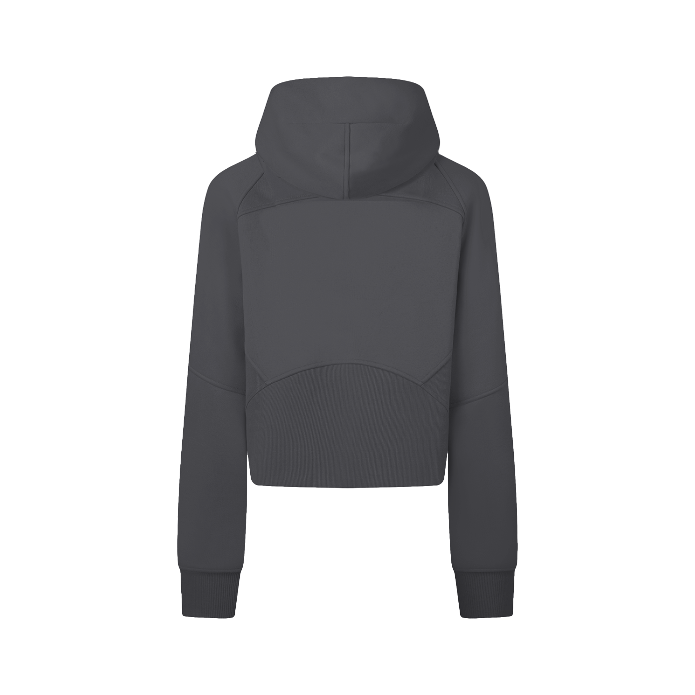 First Touch Cropped Zip Hoodie