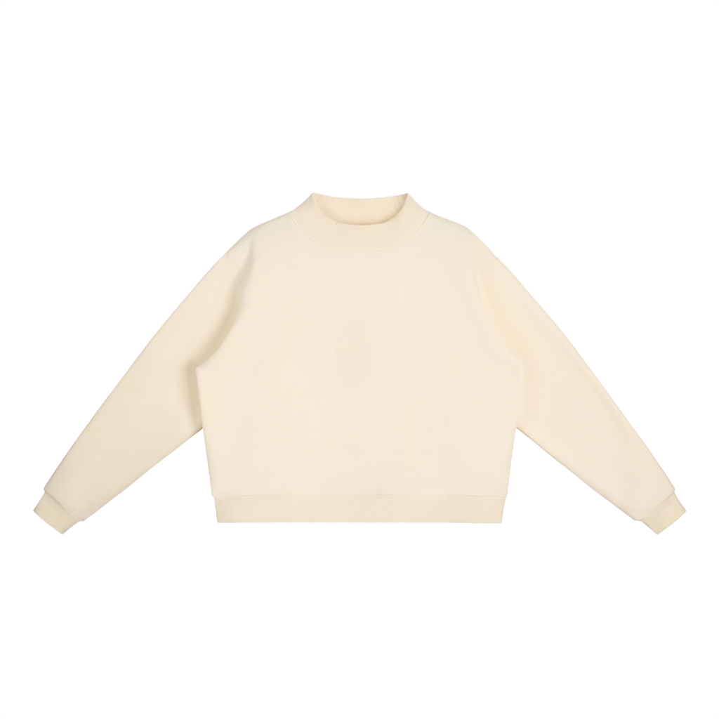 Luxe Layer Mock-Neck Crew