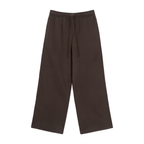 First Touch Straight-Leg Sweatpants - Coffee Brown