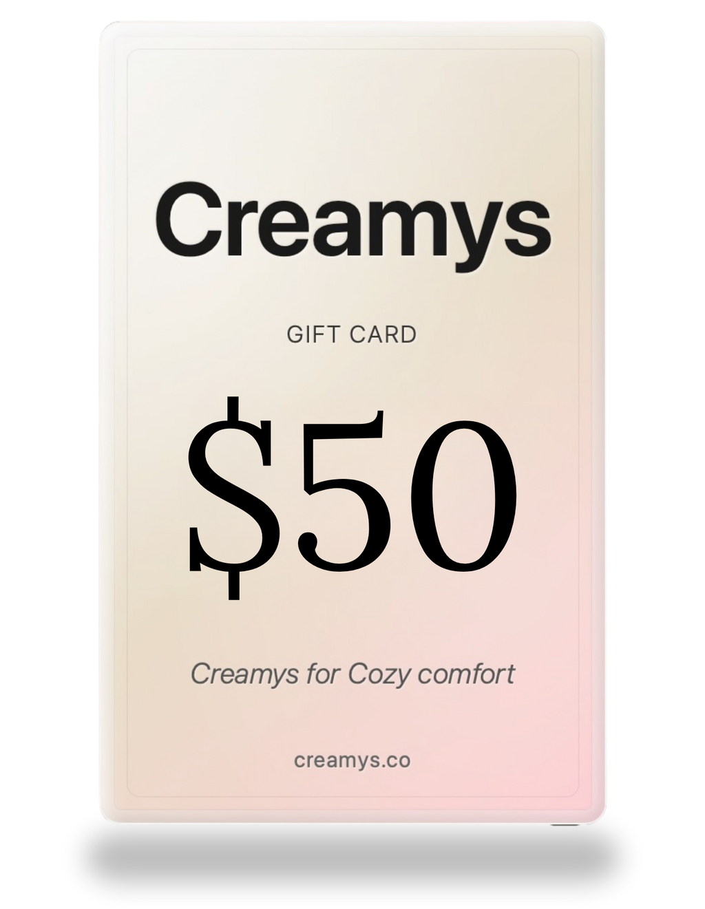 Creamys Gift Card