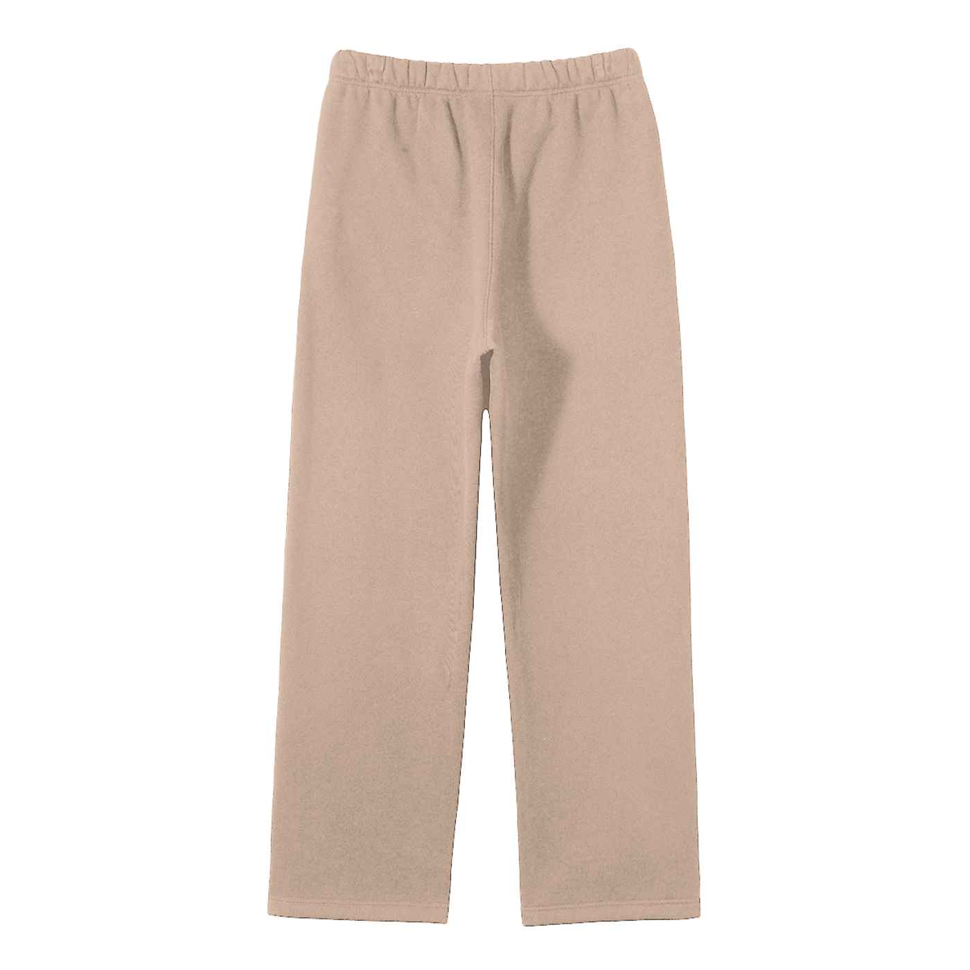 Calm Unisex Solid Color Fleece Straight Leg Pants