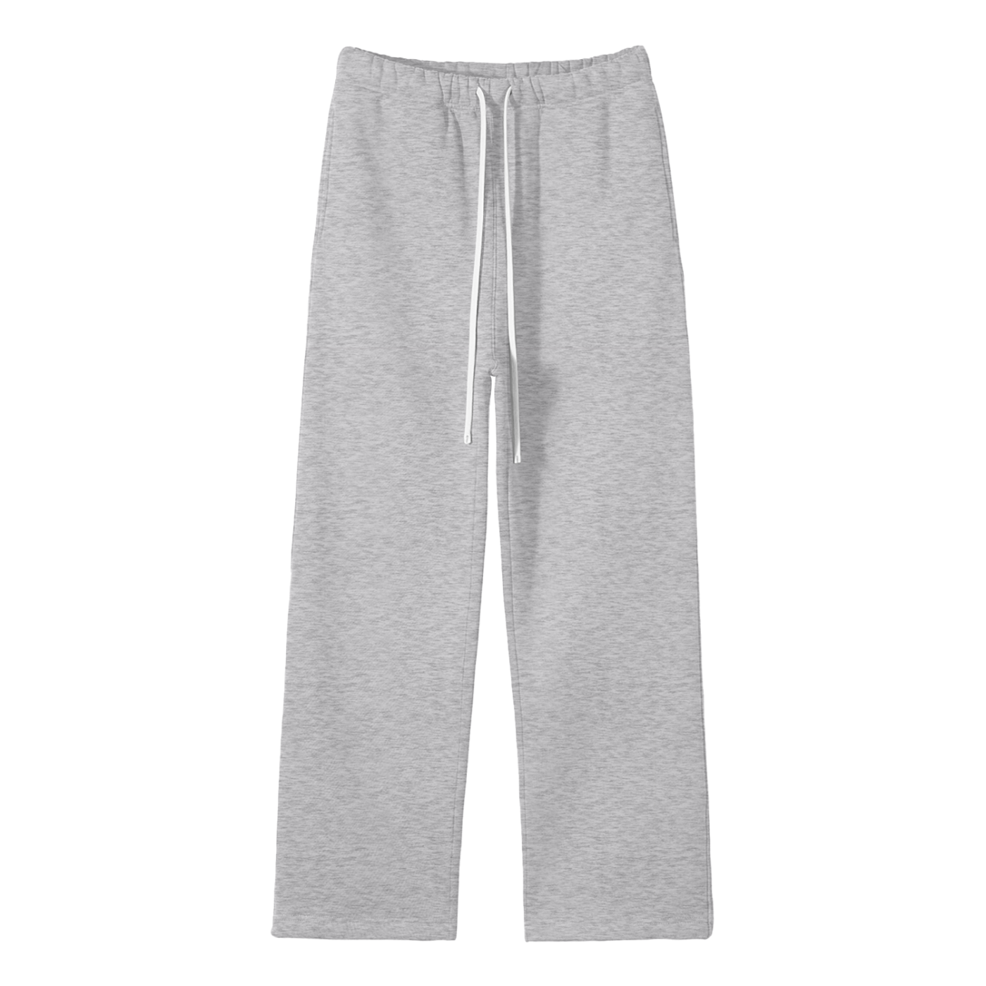 Calm Unisex Solid Color Fleece Straight Leg Pants
