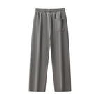 Natural Grain Raw-Edge Sweatpants