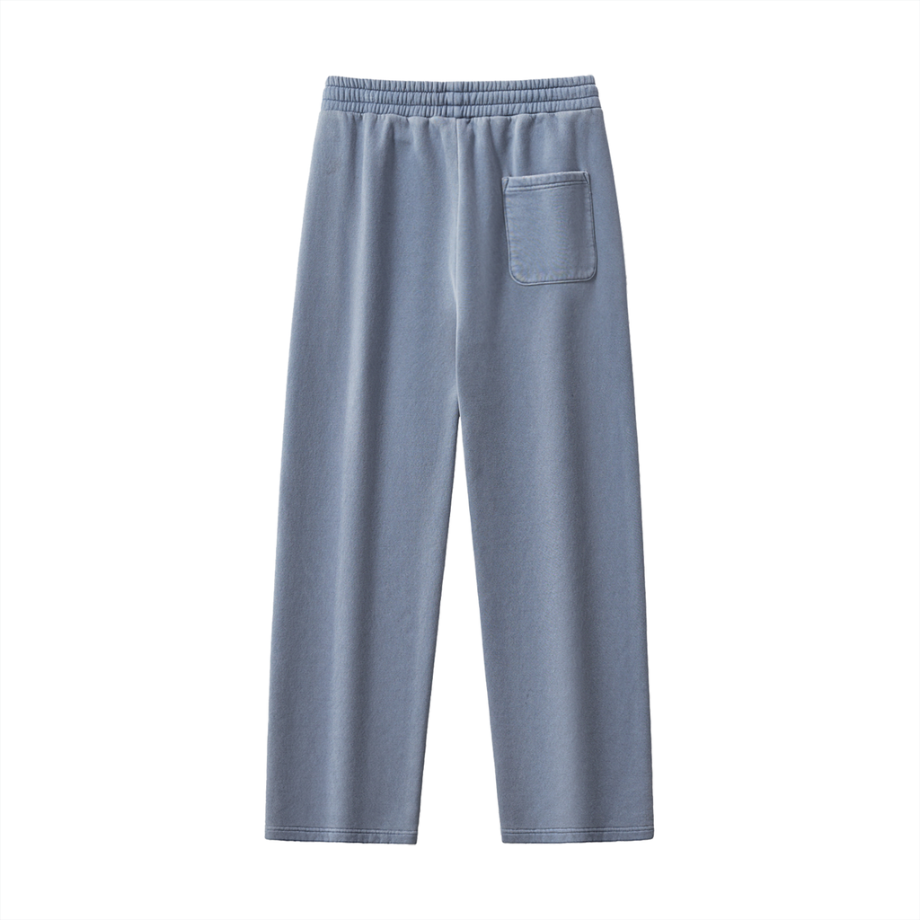 Natural Grain Raw-Edge Sweatpants