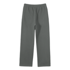Calm Unisex Solid Color Fleece Straight Leg Pants