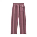 Natural Grain Raw-Edge Sweatpants