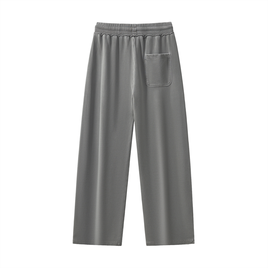 Natural Grain Raw-Seam Sweatpants