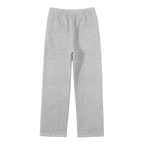 Calm Unisex Solid Color Fleece Straight Leg Pants