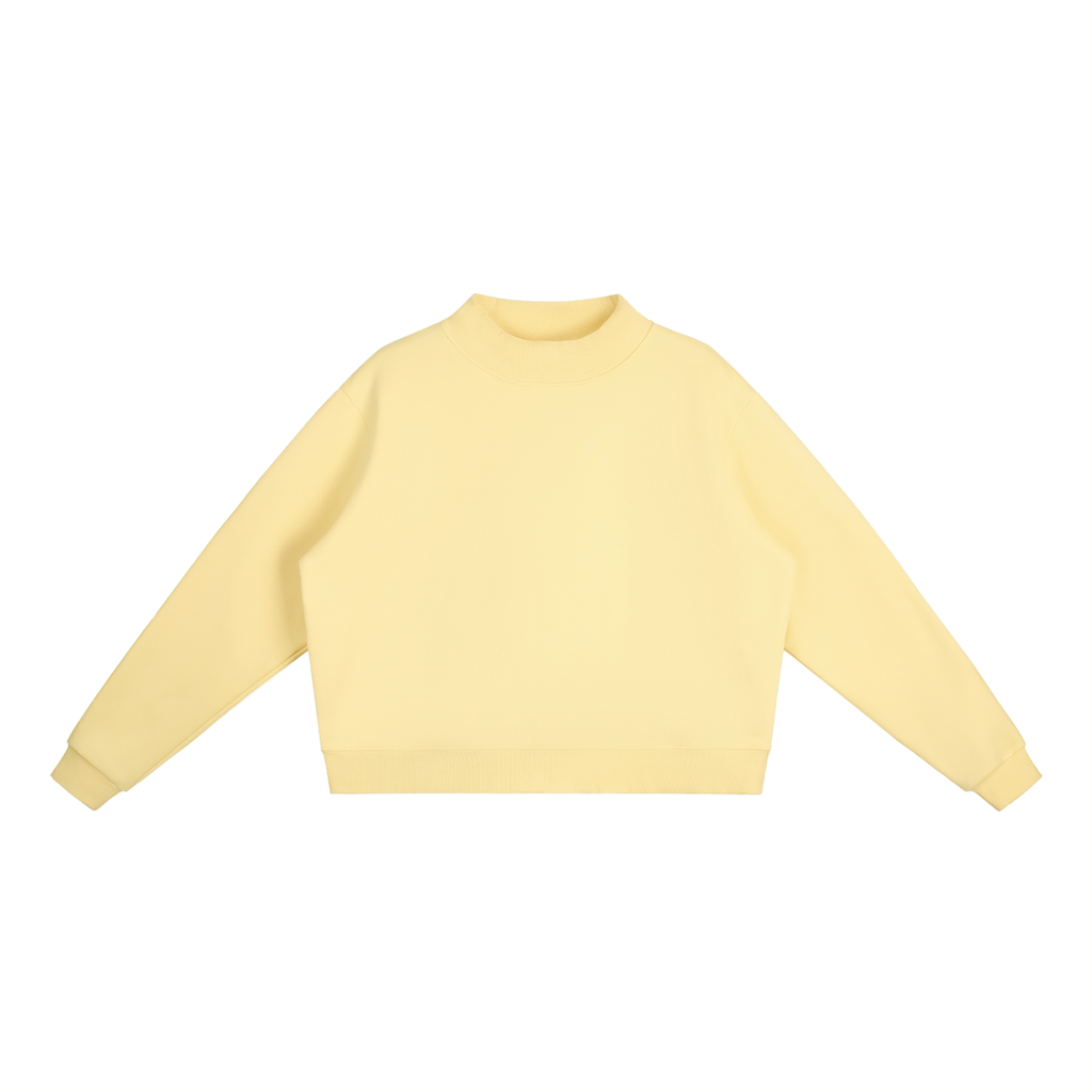 Luxe Layer Mock-Neck Crew