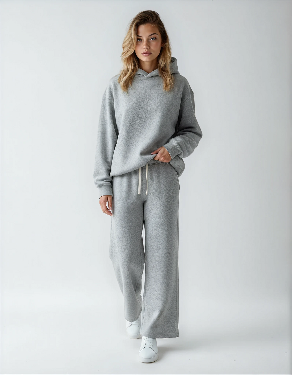 Natural Grain Contrast-Stitch Sweatpants