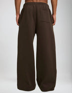 First Touch Straight-Leg Sweatpants - Coffee Brown