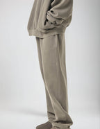 Natural Grain Raw-Edge Sweatpants