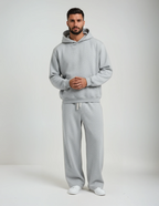 Natural Grain Contrast-Stitch Sweatpants
