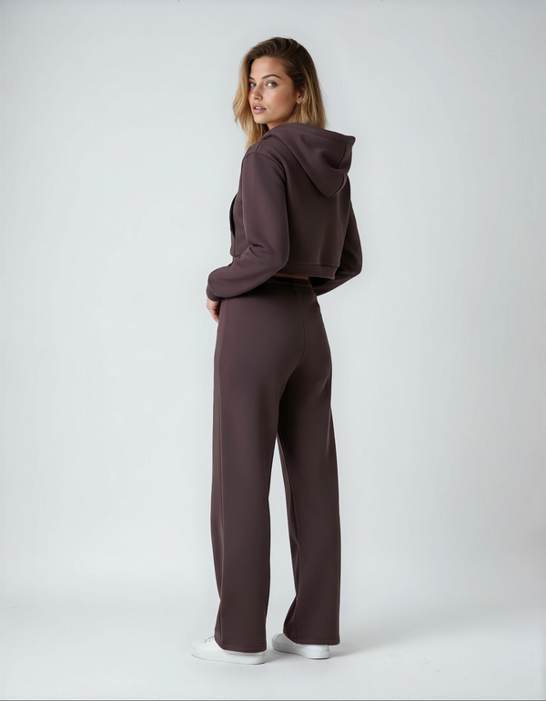 Plush Comfort Straight-Leg Sweatpants