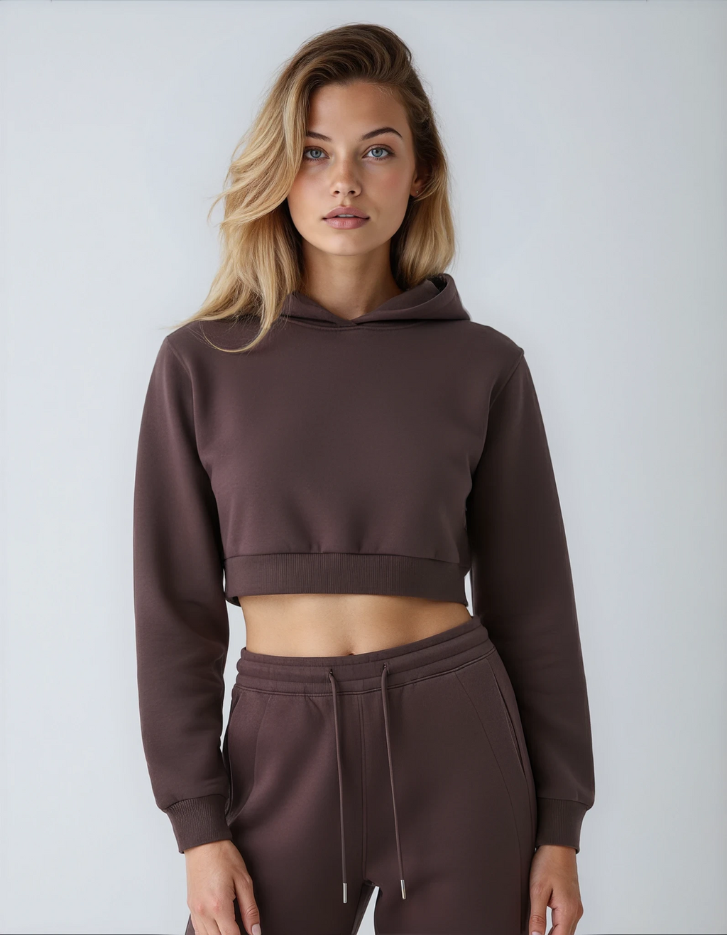 First Touch Cropped Hoodie