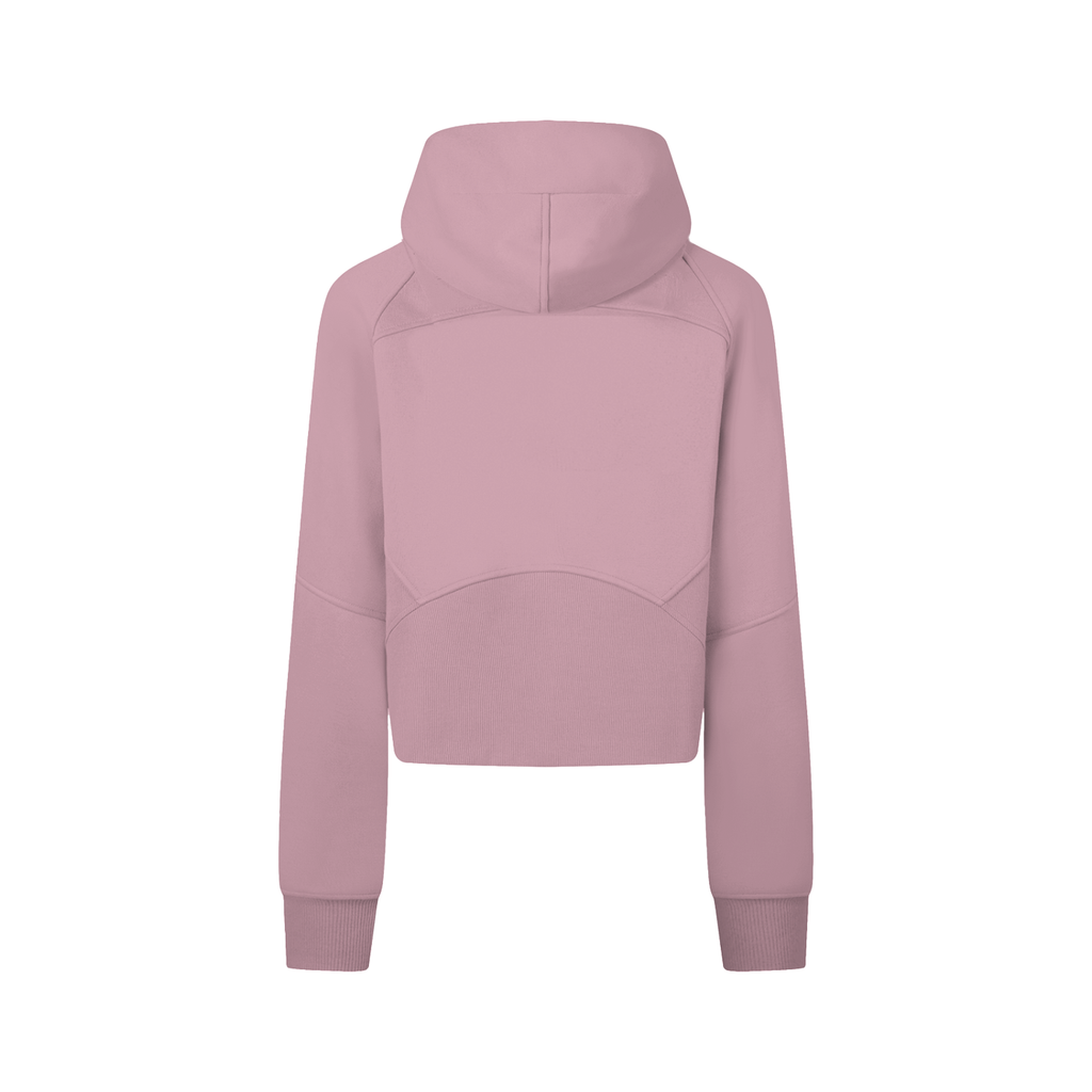 First Touch Cropped Zip Hoodie