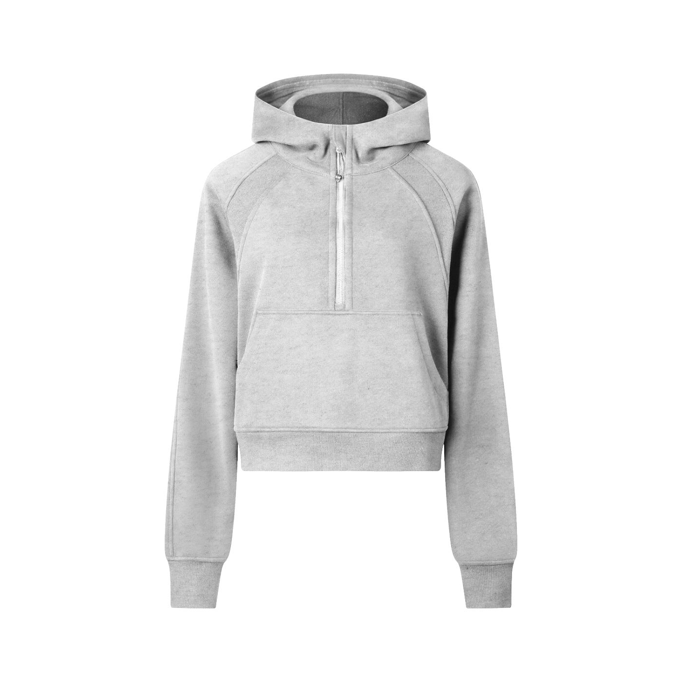 First Touch Cropped Half-Zip Hoodie