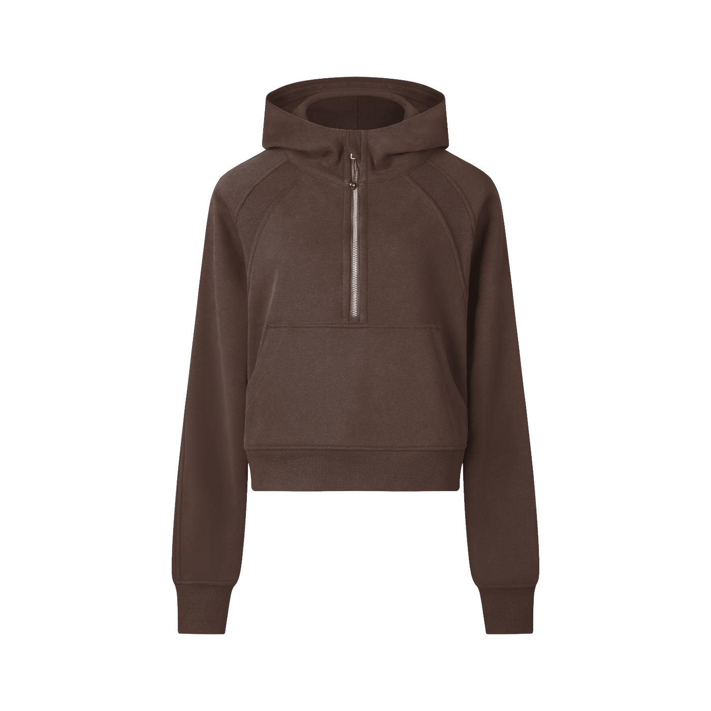 First Touch Cropped Half-Zip Hoodie