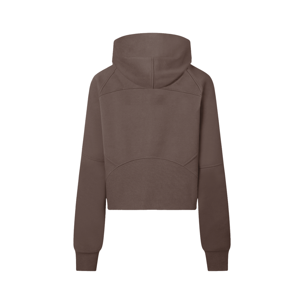 First Touch Cropped Half-Zip Hoodie