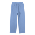Calm Unisex Solid Color Fleece Straight Leg Pants