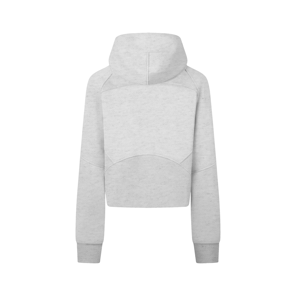First Touch Cropped Zip Hoodie