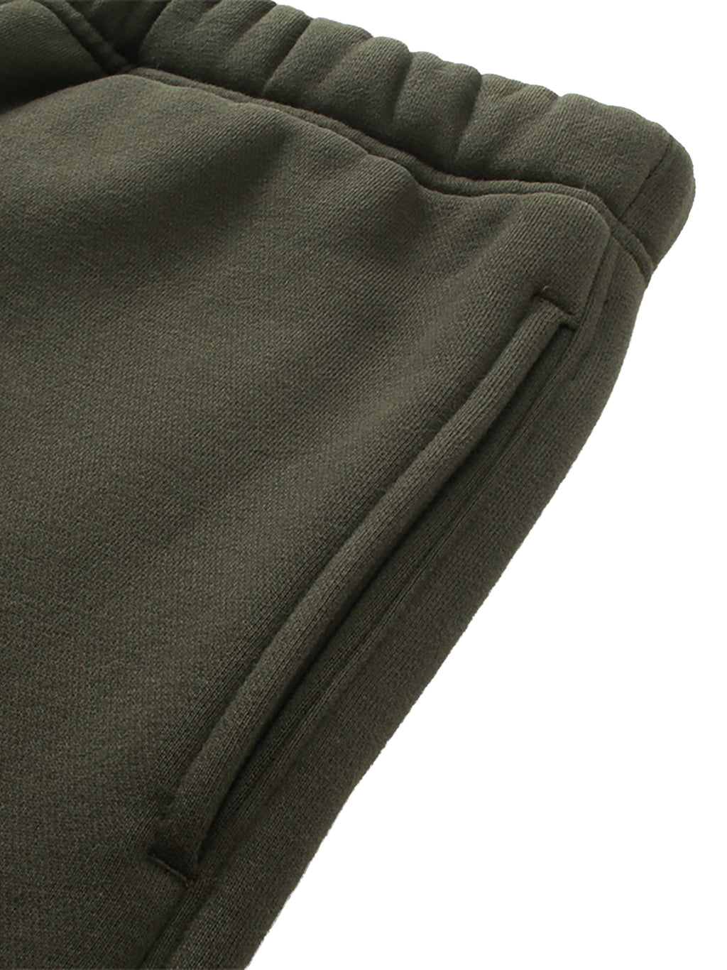 Calm Unisex Solid Color Fleece Straight Leg Pants