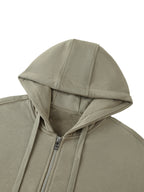 Sunday Soft Drop-Shoulder Zip Hoodie