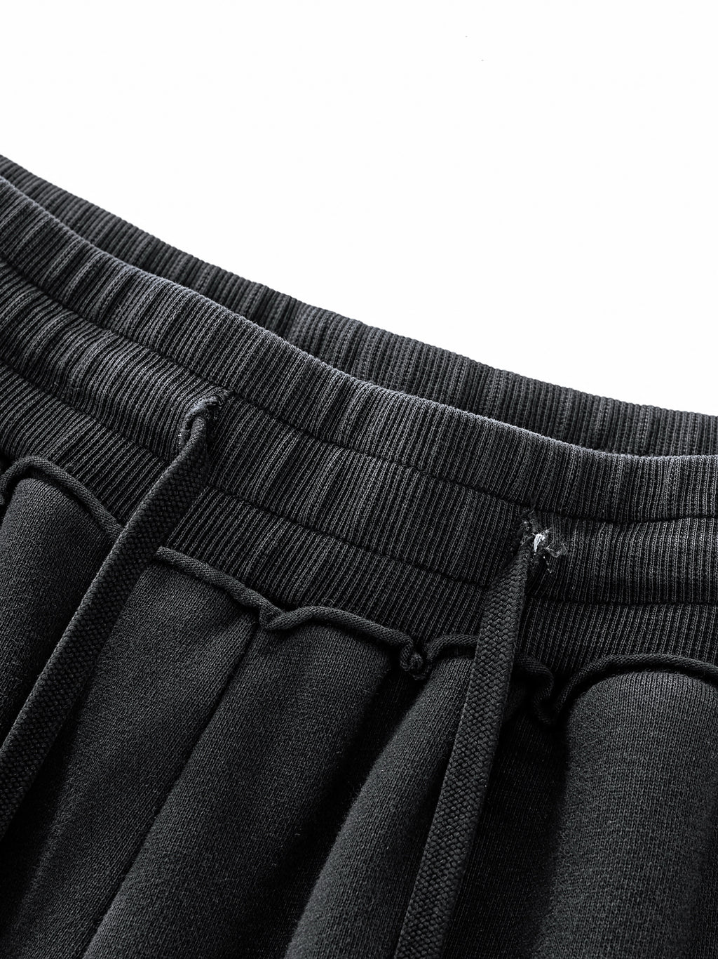 Natural Grain Raw-Seam Sweatpants