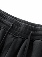 Natural Grain Raw-Seam Sweatpants