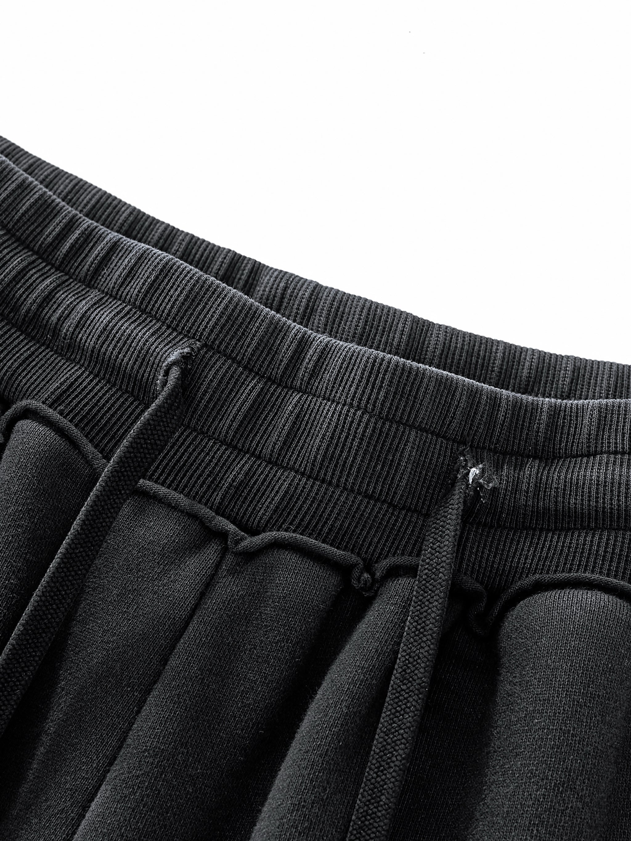 Natural Grain Raw-Seam Sweatpants