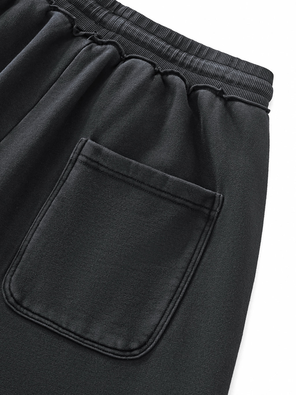 Natural Grain Raw-Seam Sweatpants