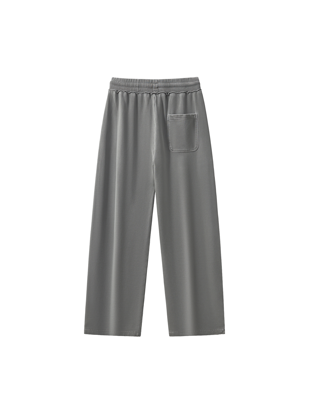Natural Grain Raw-Seam Sweatpants