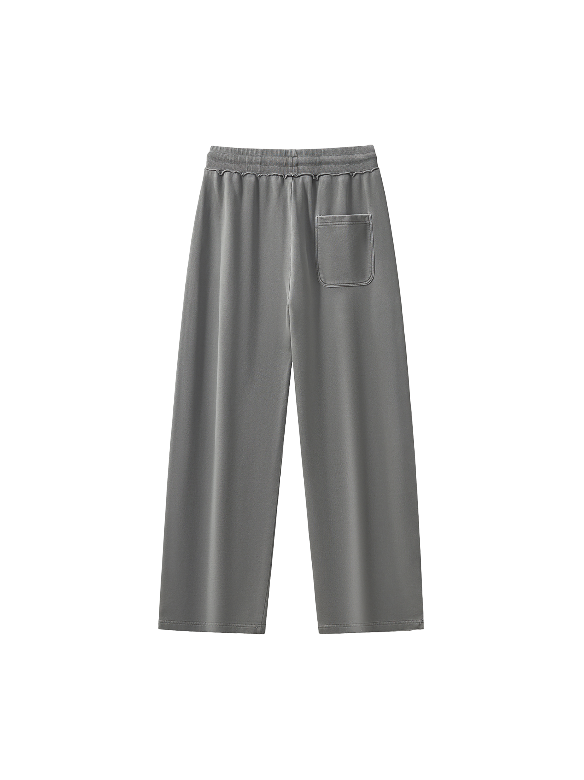 Natural Grain Raw-Seam Sweatpants