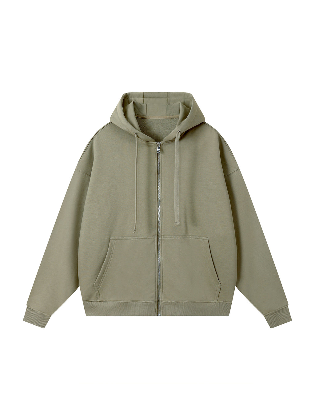 Sunday Soft Drop-Shoulder Zip Hoodie