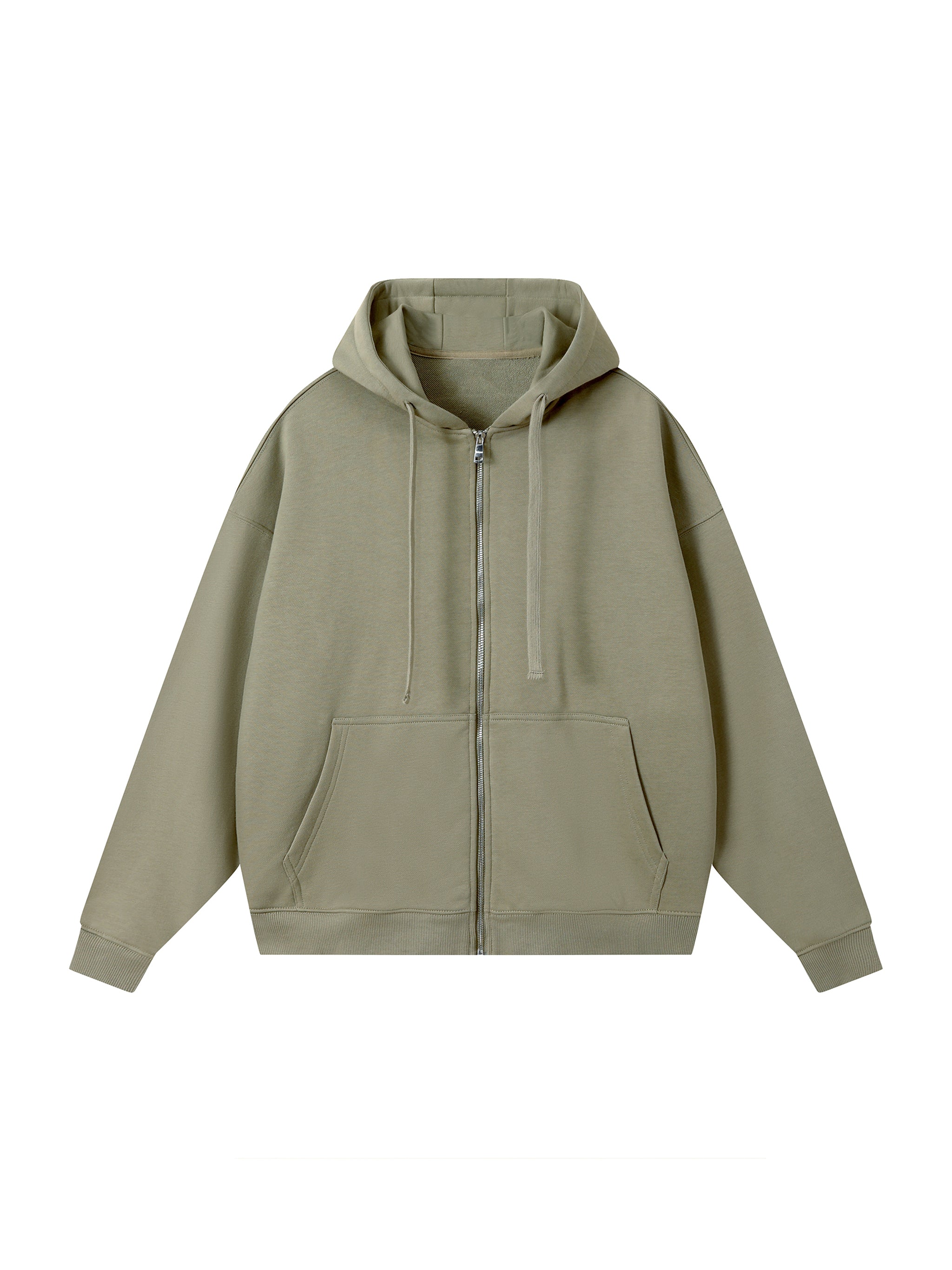 Sunday Soft Drop-Shoulder Zip Hoodie