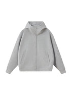 Luxe Layer High Neck Zip Hoodie