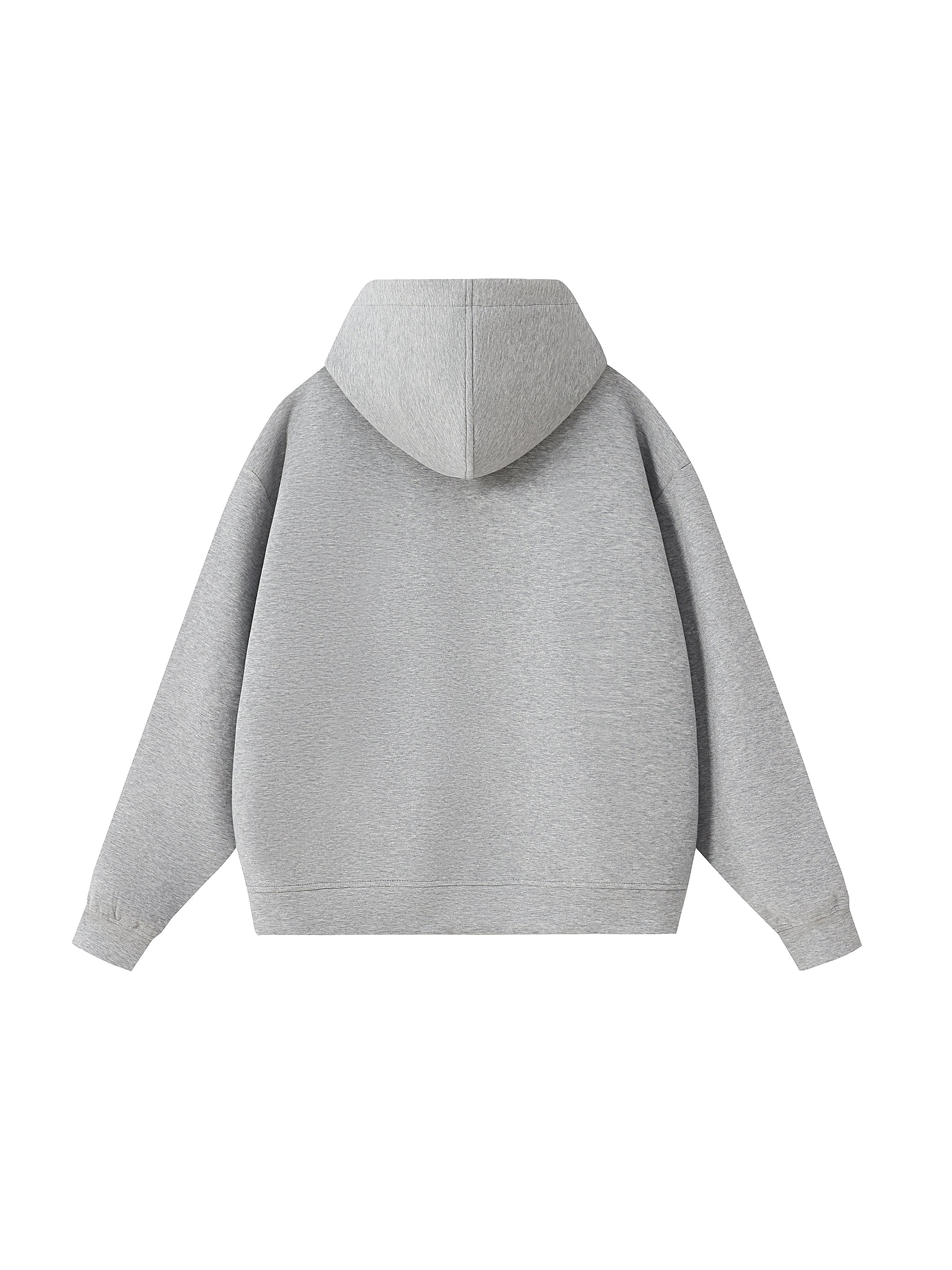 Luxe Layer High Neck Zip Hoodie