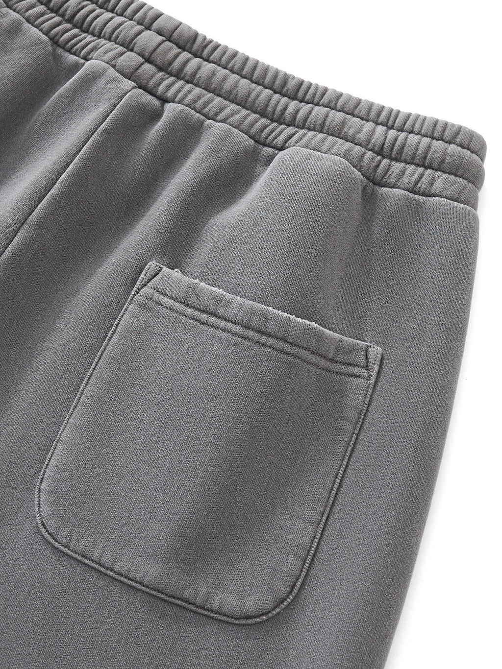 Natural Grain Raw-Edge Sweatpants