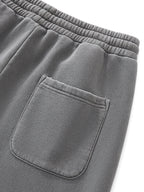 Natural Grain Raw-Edge Sweatpants