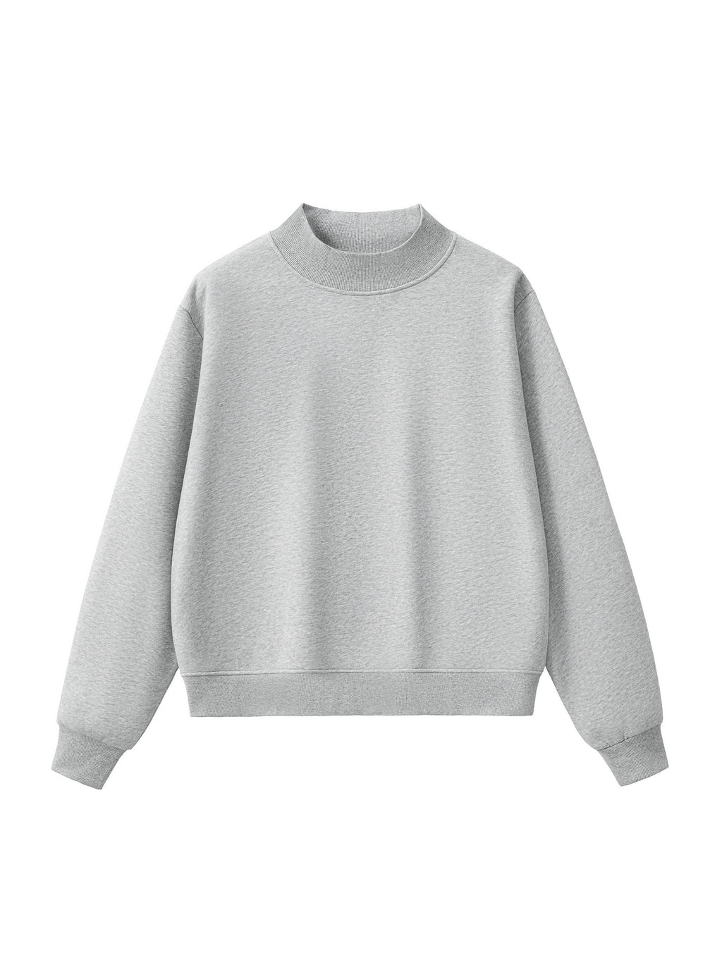 Luxe Layer Mock-Neck Crew