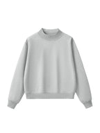 Luxe Layer Mock-Neck Crew