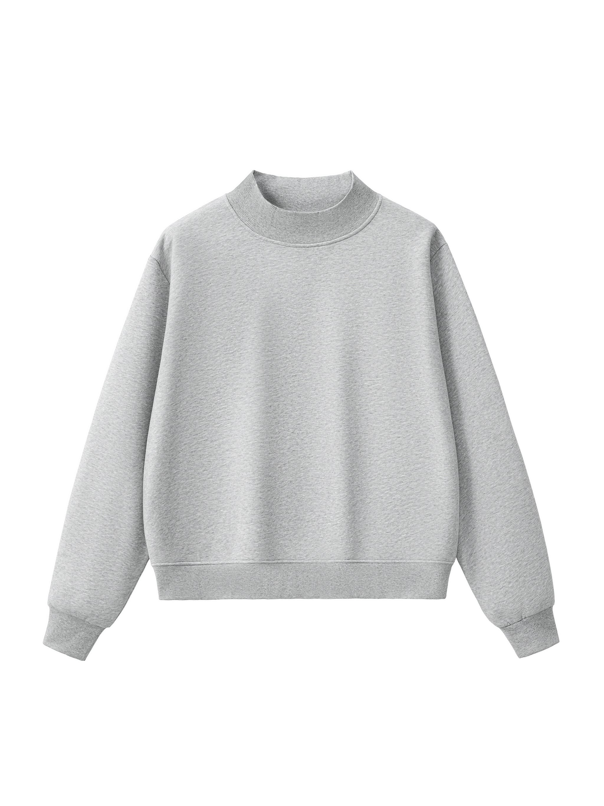 Luxe Layer Mock-Neck Crew